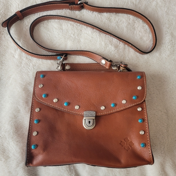 Patricia Nash Handbags - Patricia Nash Diamond Studded Leather Purse